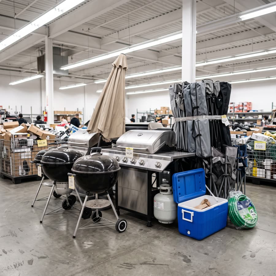 Grills and patio gear